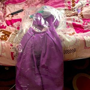 Purple Princess 2 Piece Prom dress